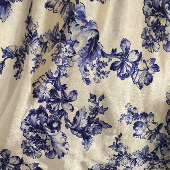 Satin/Lace Lingerie Camisole🤍Cream/Blue💙CATO (S) - Picture 4 of 7